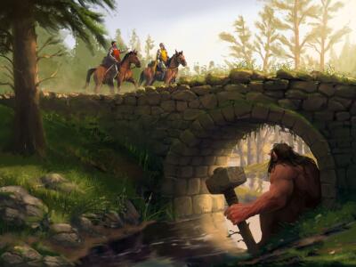 At the Troll Bridge
