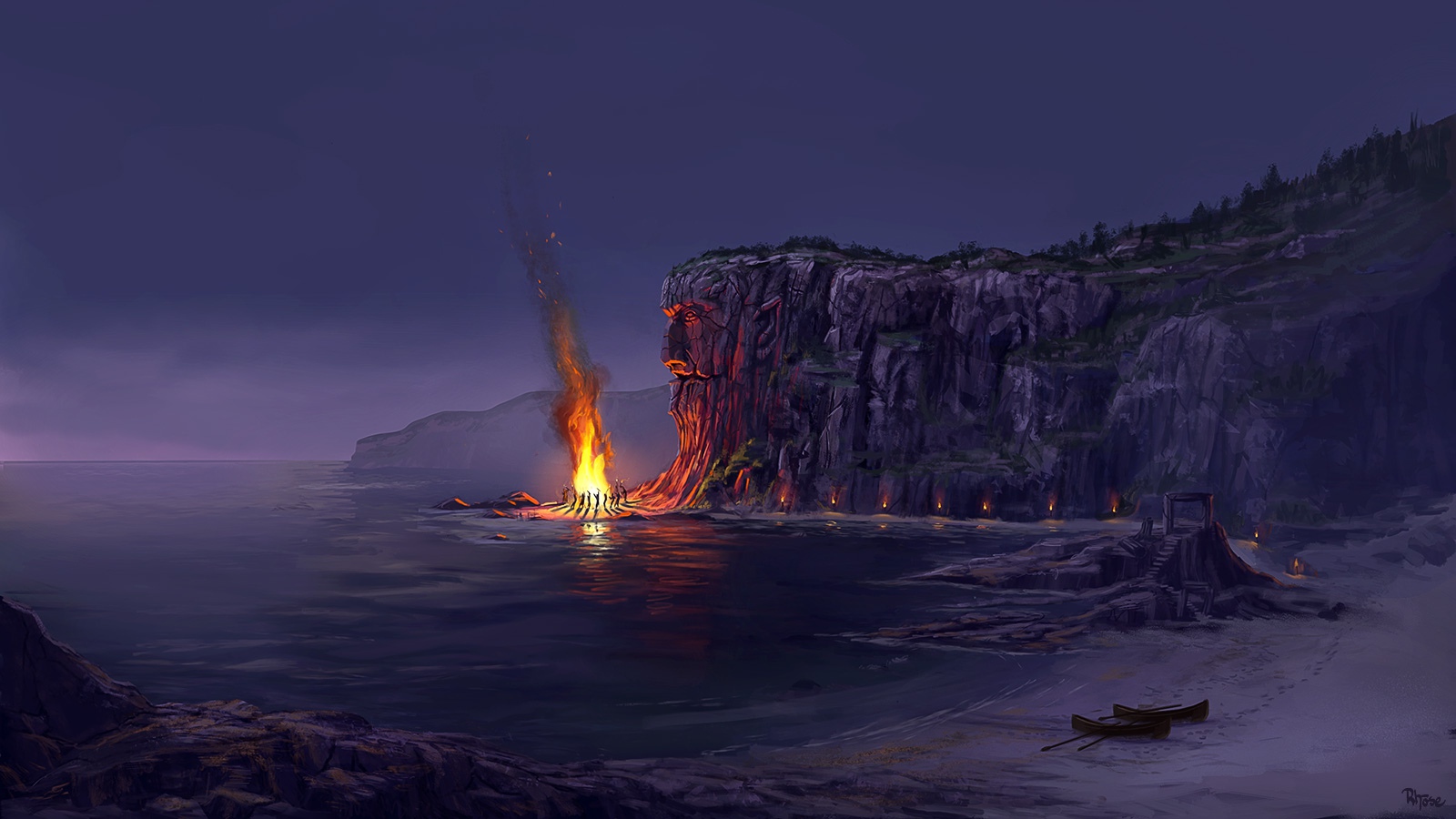 The Cliff of the Terrible God