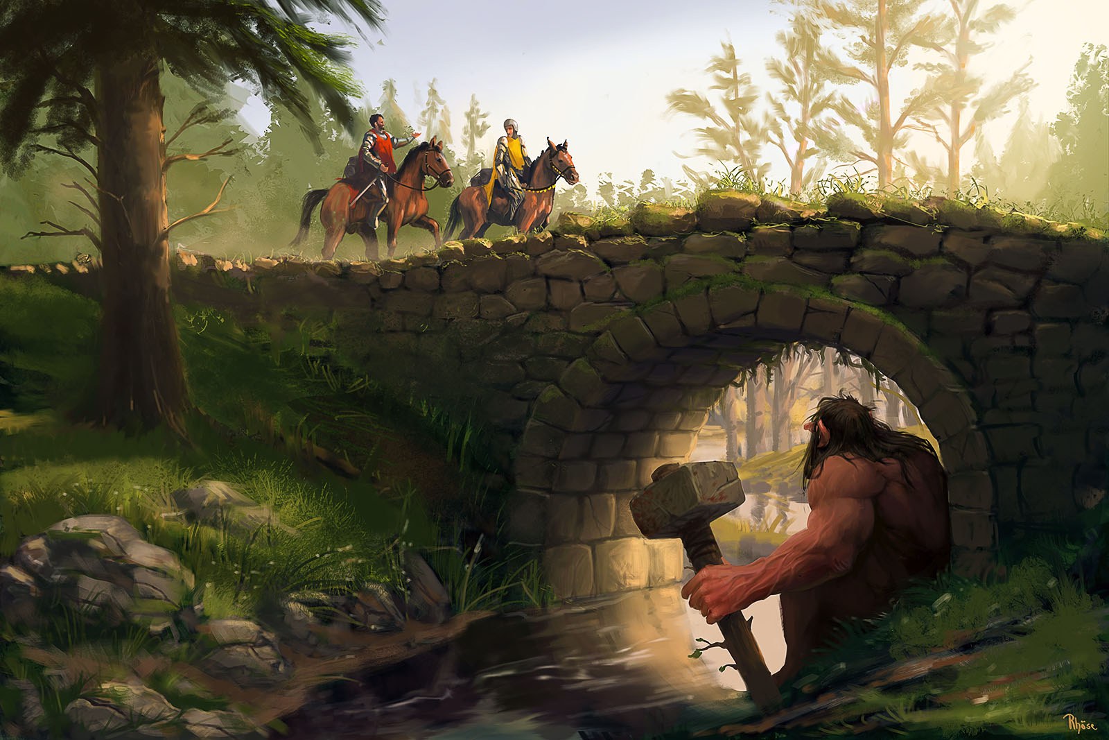 At the Troll Bridge